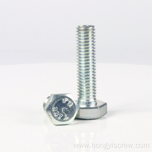 Zinc Plated Carbon Steel Heavy Hex Bolt